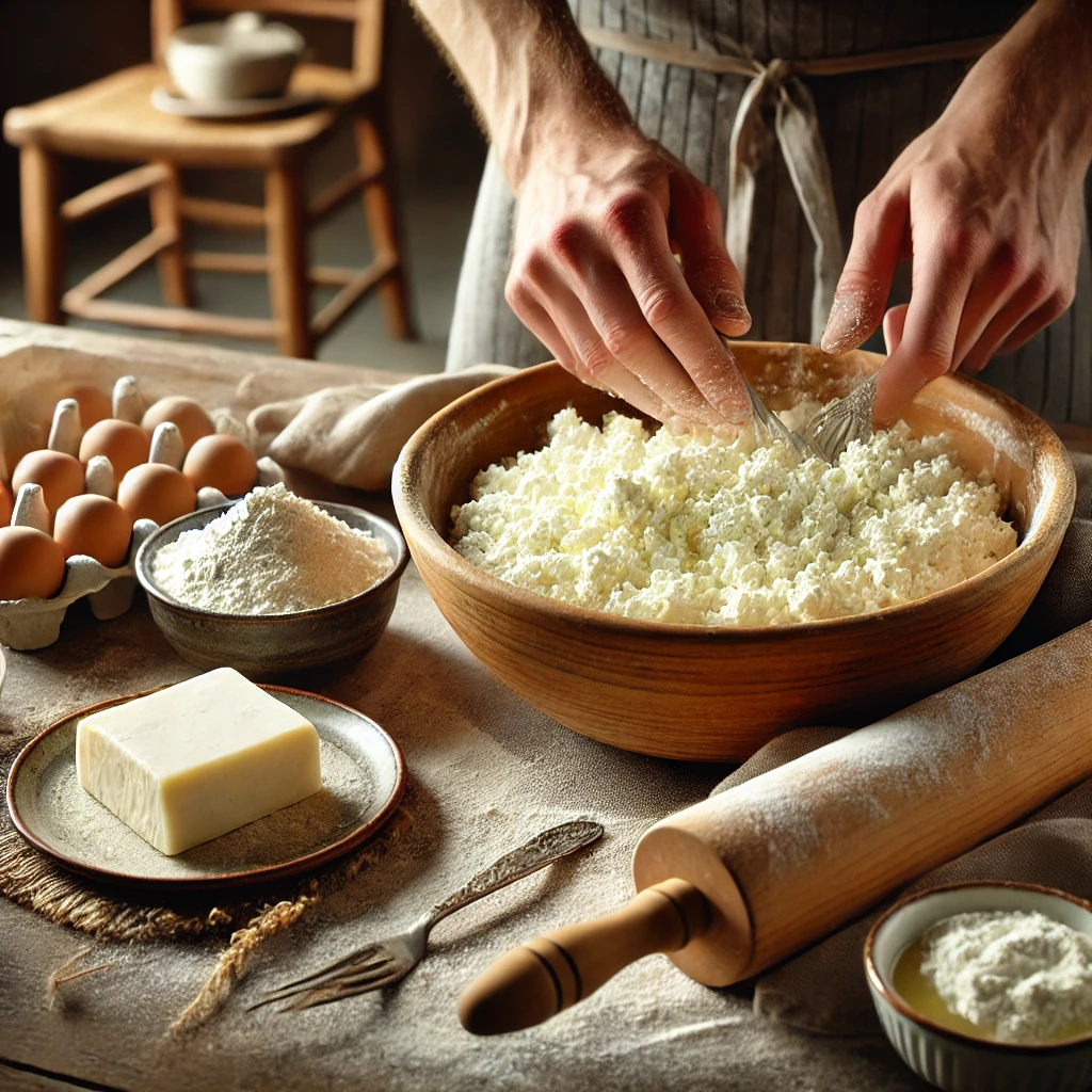  Making Cottage Cheese Flatbread 